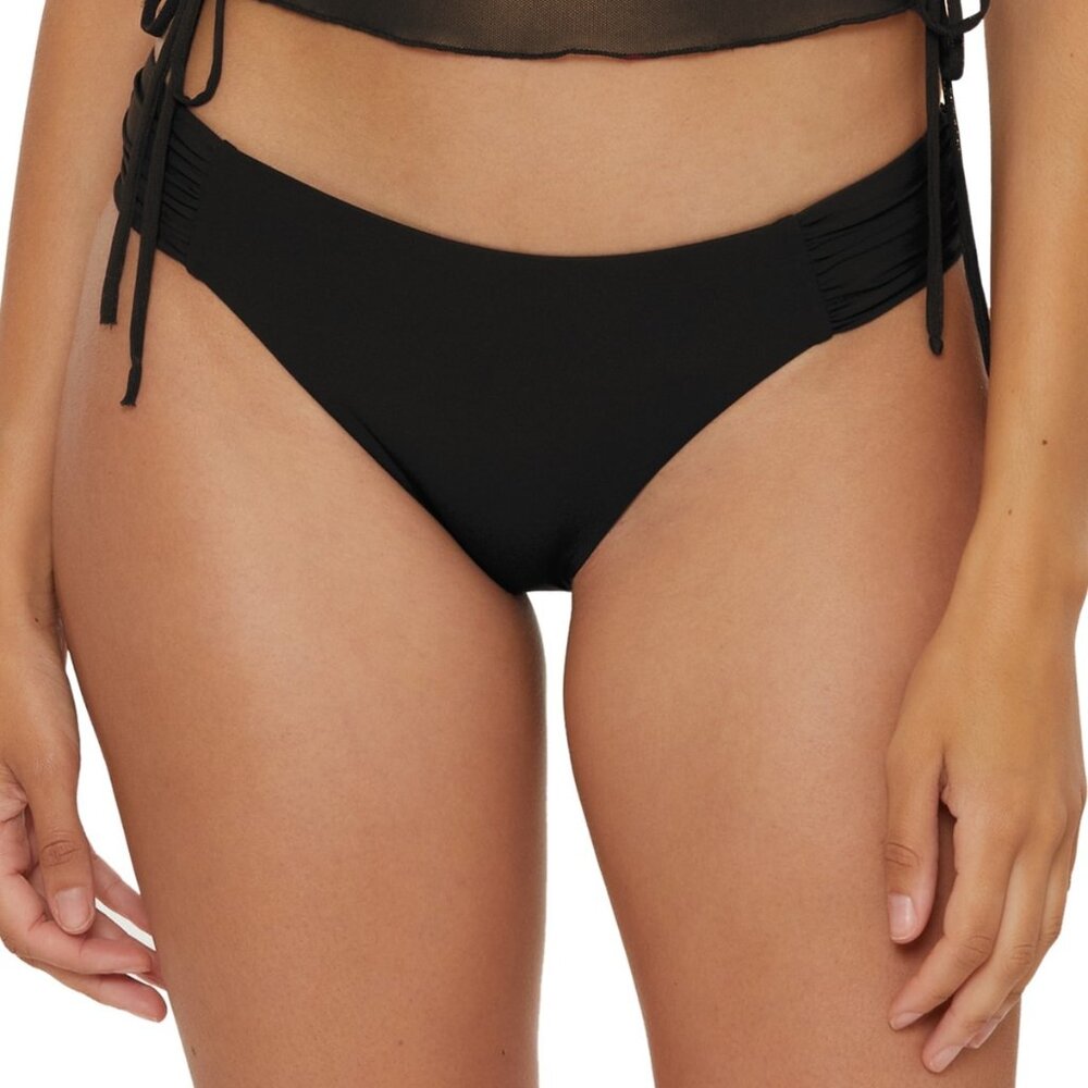 Becca Muse Side-Ruched Bikini Bottom